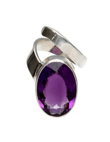 Anello di Ametista in Argento...