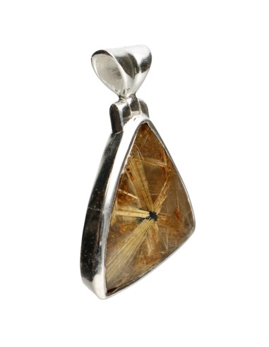 Pendentif en argent 925 en quartz...