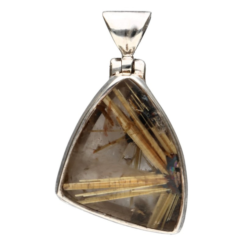 Pendente in Quarzo Rutilato in Argento Sterling 925 (24S)