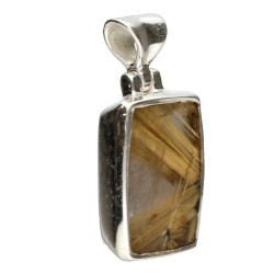 Pendente in Quarzo Rutilato in Argento Sterling 925 (45S)