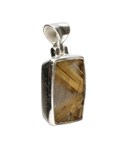 Pendentif en argent 925 en quartz...