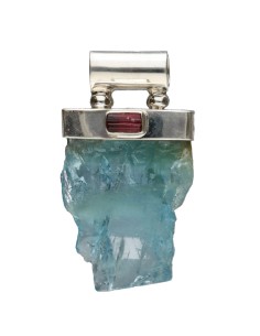 Aquamarine Pendant with...