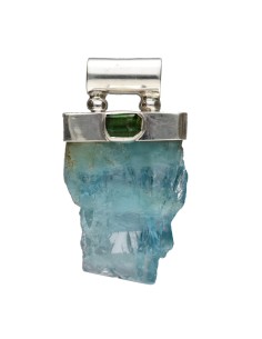 Pendentif aigue-marine avec... 2