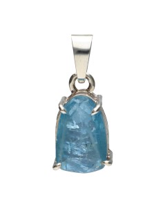 Pendentif aigue-marine en...