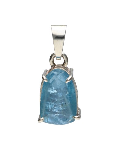 Colgante de Aguamarina en Plata de...