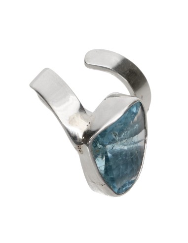 Anillo de Aguamarina en Plata de Ley...