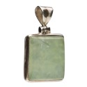 Pingente de Prehnite em Prata de Lei 925 (66S)