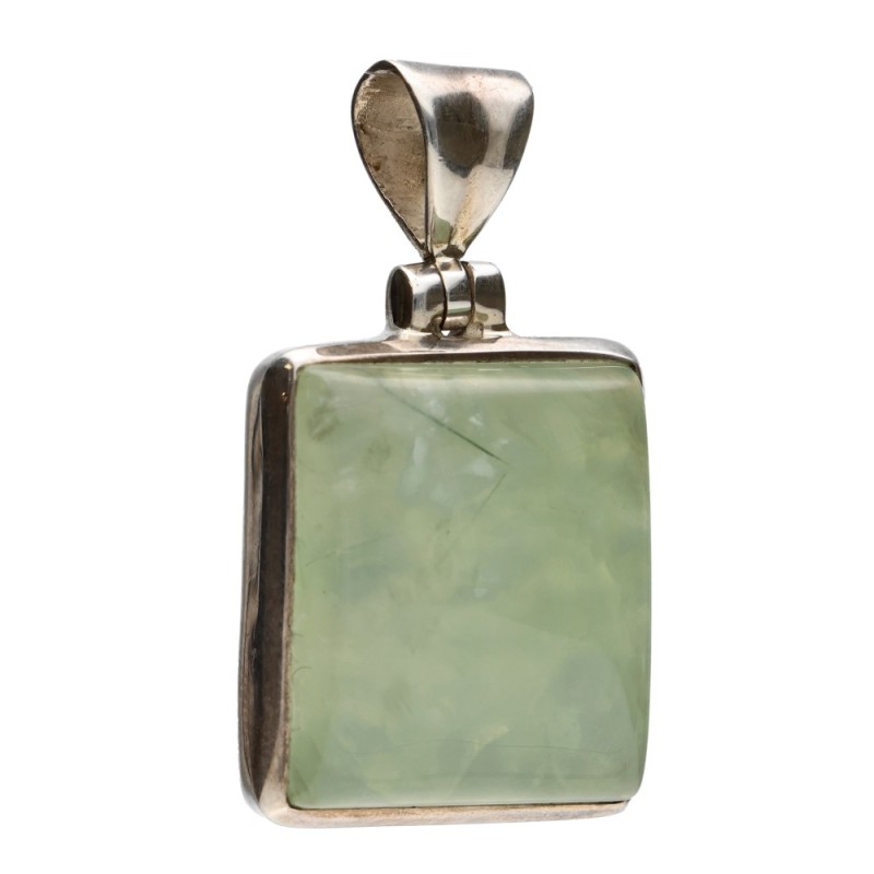 Pendente in Prehnite in Argento Sterling 925 (66S)