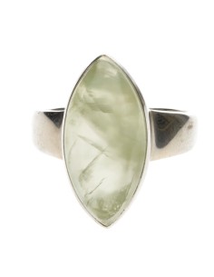 Prehnite Ring in 925...