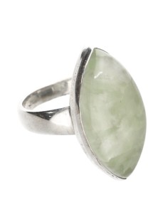 Prehnite Ring in 925... 2