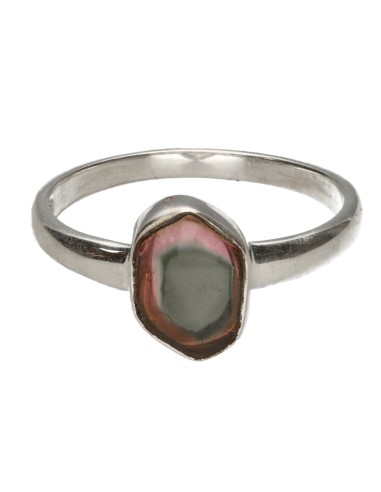 Bague en argent 925 avec tourmaline...
