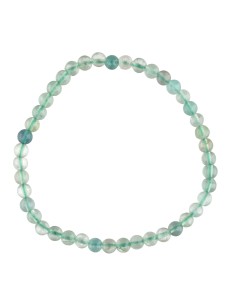 Bracelet de Fluorite verte 4mm