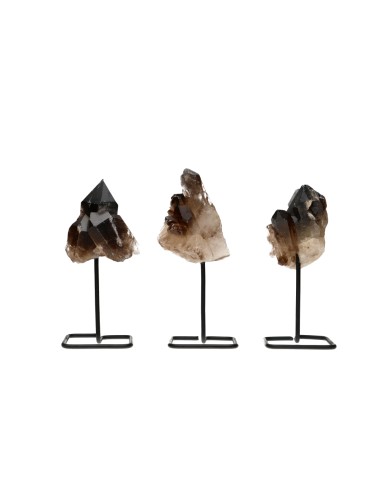 Mini support en quartz fumé