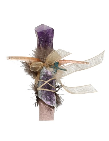 Bastone del Potere d'Amethyst con Ali...