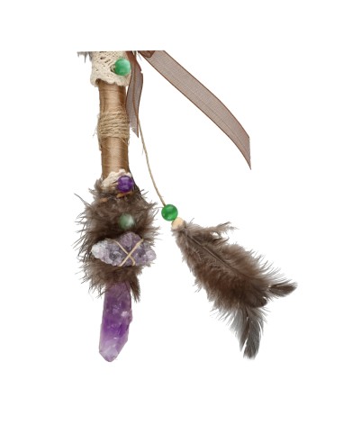 Amethyst and Turquoise Power Wand