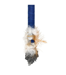 Baguette de Puissance Cyanite Noire et Quartz Point