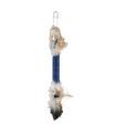 Baguette de Puissance Cyanite Noire et Quartz Point