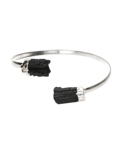 Brazalete di Tormalina Nera Grezza in...
