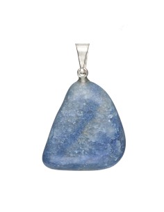 Pendentif en quartz bleu...