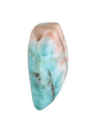 Larimar Pendentif plaqué Rhodium