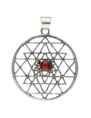 Pendentif plaqué argent -C55-