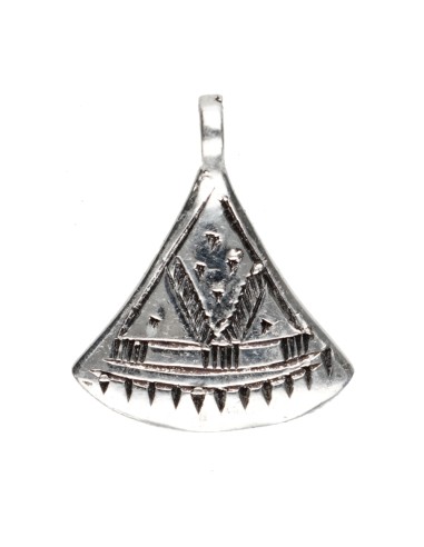 Pendentif plaqué argent -C44-