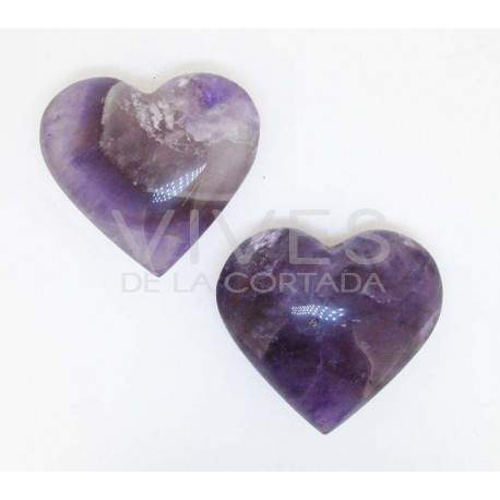 Corazón Pulido Amatista