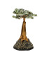 Árbol Mini  de Pirita con Base de Jade Nefrita