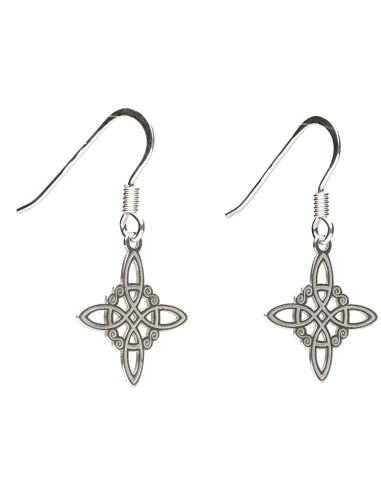 Boucles d'oreilles en argent 925 nœud...