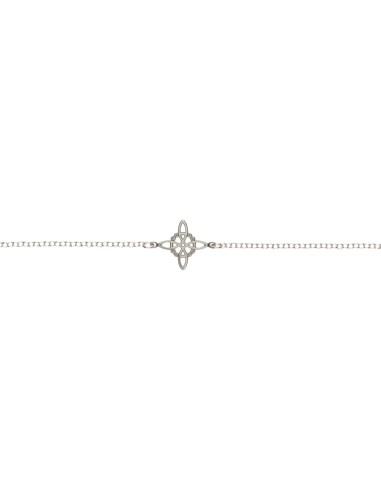 Bracelet nœud de sorcière en argent 925