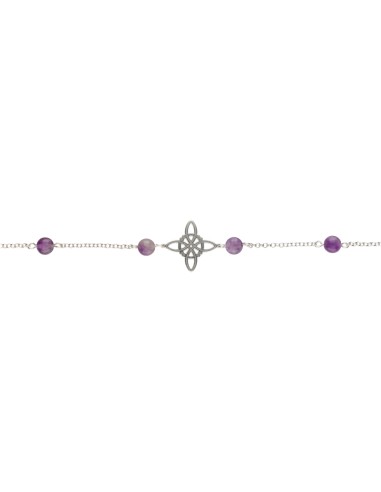 Pulsera Nodo di Strega con Ametista...