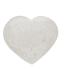 Polished Quartz Heart