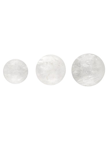 Piccola sfera di quarzo bianco 2 cm