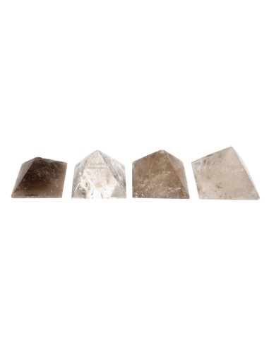 Pyramides de quartz fumé