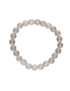 Bracciale in agata grigia 8mm 2