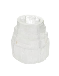 Portacandele in Selenite
