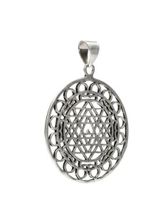 Pendentif plaqué argent -C57-