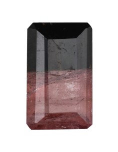 Tourmaline bicolore facettée