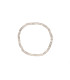 Pulseira Ágata Facetada cinzenta 4mm