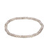Pulseira Ágata Facetada cinzenta 4mm