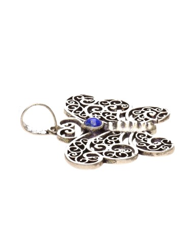 Colgante de Mariposa en Baño de Plata