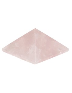Pirámide di Quarzo Rosa 4x4cm
