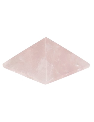 Pirámide di Quarzo Rosa 4x4cm