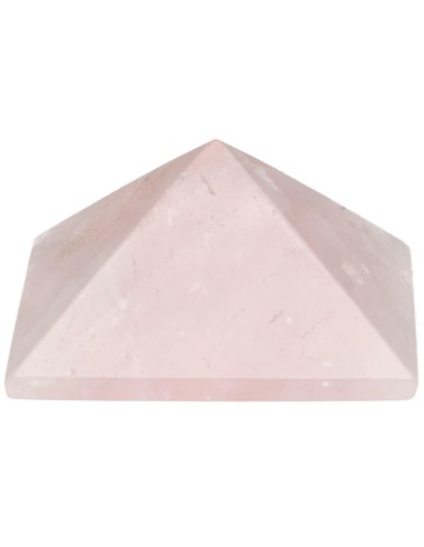 Pirámide di Quarzo Rosa 4x4cm