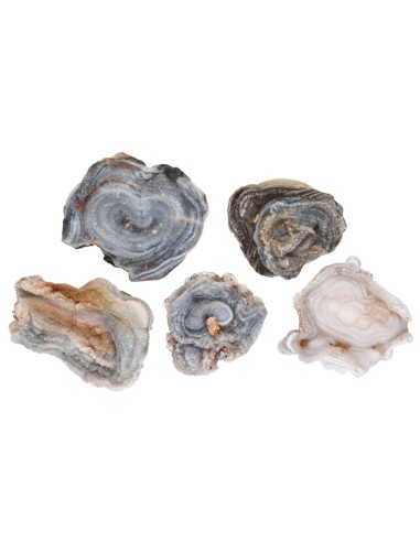 Calcedonia cristallizzata grezza 20-29g