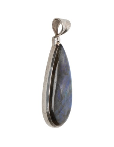 Pingente Labradorite em Prata de Lei...