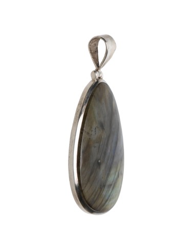 Pingente Labradorite em Prata de Lei...