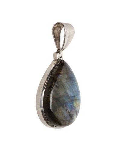 Pingente Labradorite em Prata de Lei...