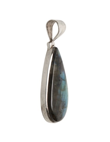 Ciondolo di labradorite in argento...