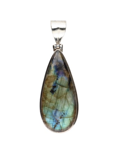 Ciondolo di labradorite in argento...